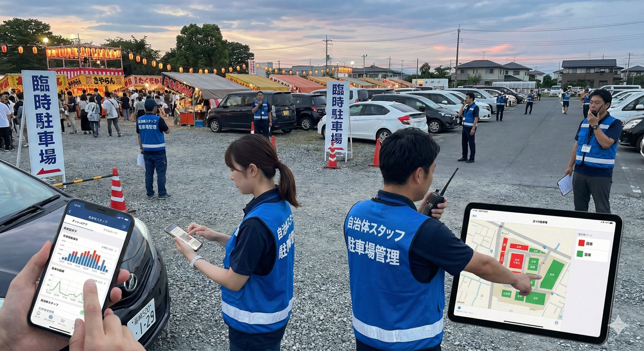 駐車場管理システム ─ イベント時の駐車場運営をスマートに